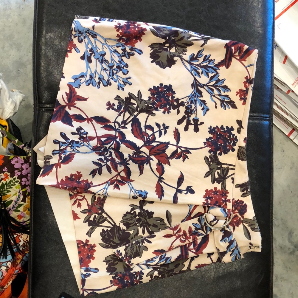 Zara Basics Faux Wrap Skort